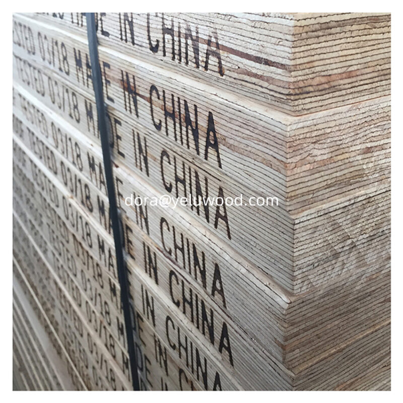 Structural LVL Scaffold Board, China Factory, Q235 Steel Pine Beam, 4.5mm-23mm